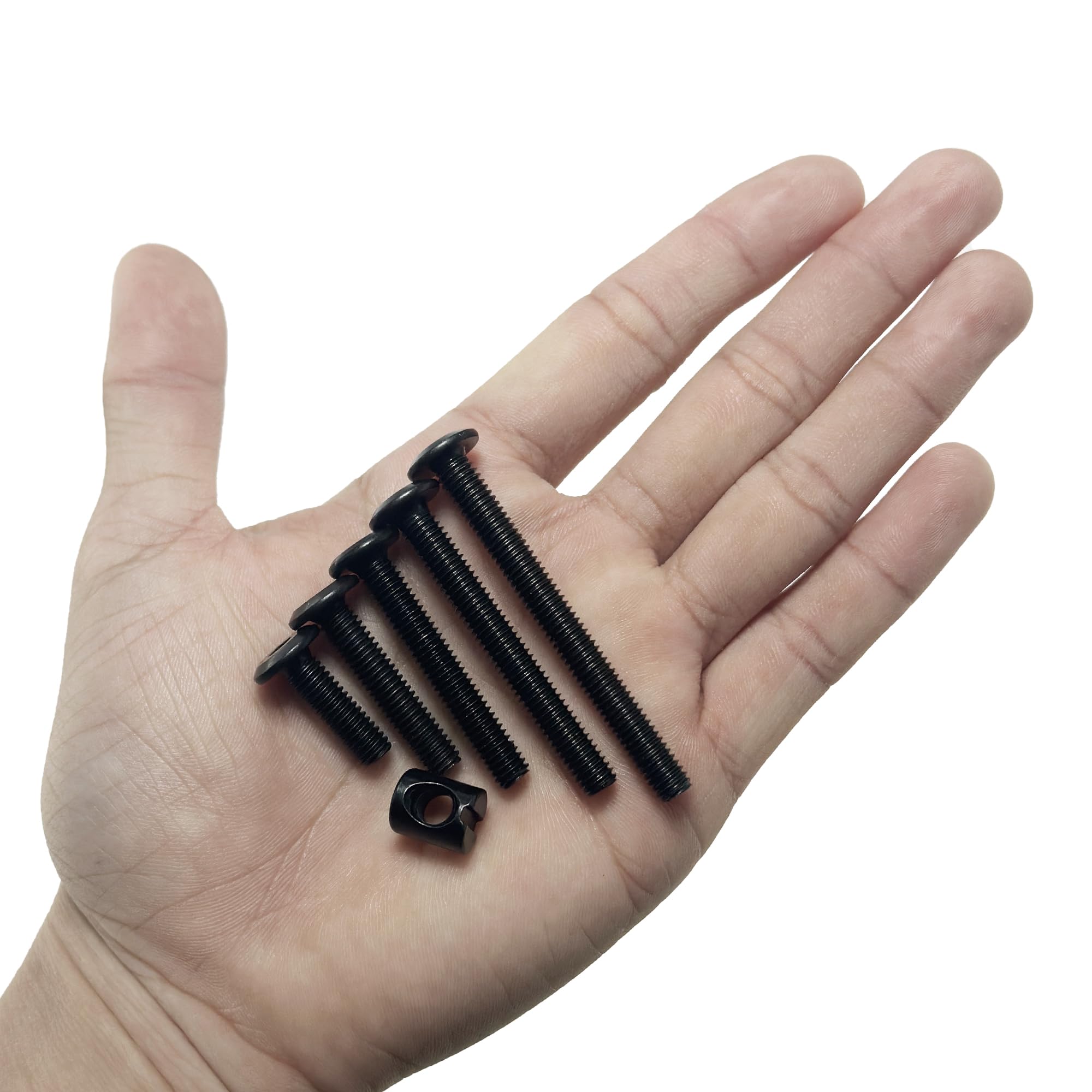 BULLONE 6 X 30 MM A TESTA ESAGONALE IN ACCIAIO , 8 PEZZI