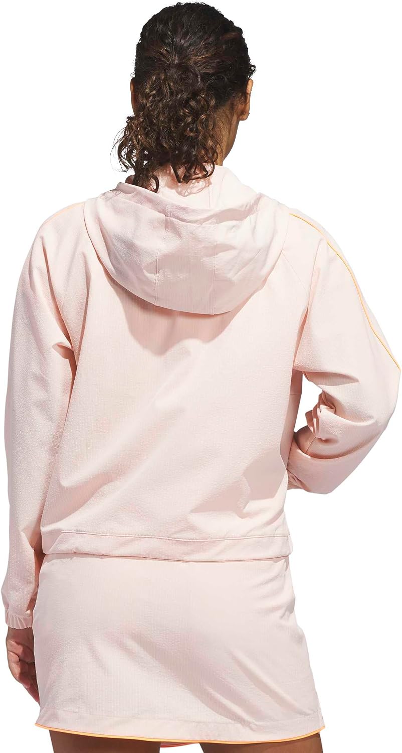 adidas Women's Ultimate365 Seersucker Quarter-zip Jacket