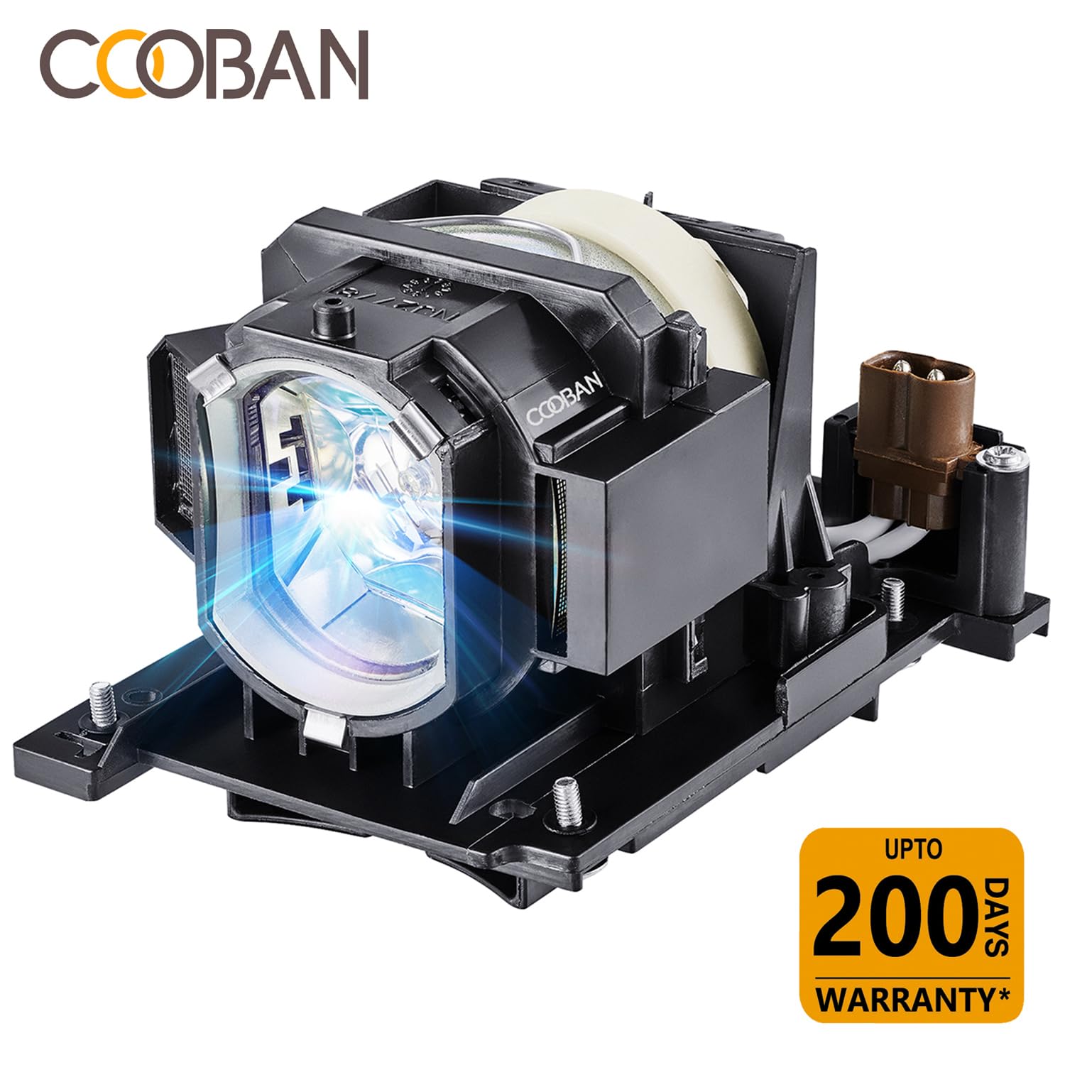COOBAN DT01171 Replacement Projector Lamp Bulb with Housing for Hitachi CP-WX4022WN CP-WX4021N CP-X4021N CP-X4022WN CP-X5021N CP-X5022WN Projector Lamp