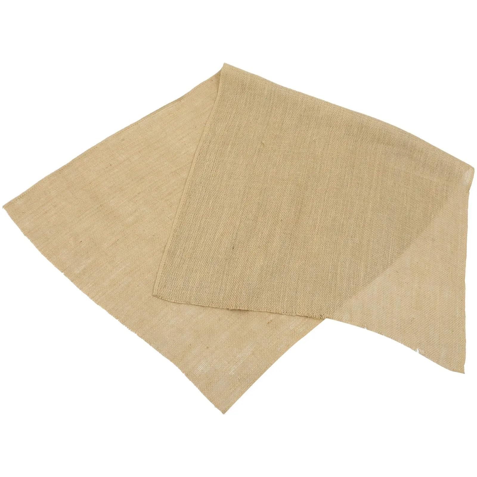 Tela de arpillera Decorativa 1 m x 2 for Manualidades Bricolaje en el Aula, Respaldo Alfombra Lino Multiusos, Reutilizable para Cumpleaños,Decoración De Bodas