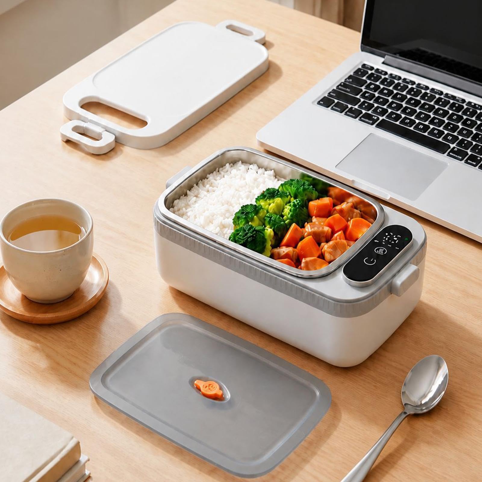 Genérico Eléctrica Contenedor De Comida Recargable De 12000 mAh