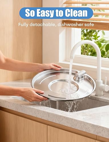 Miniatura 3 de Fuente de agua para perros grandes, dispensador automático de fuente de agua para perros de acero inoxidable de 8 litros270 onzas, con bomba ultra