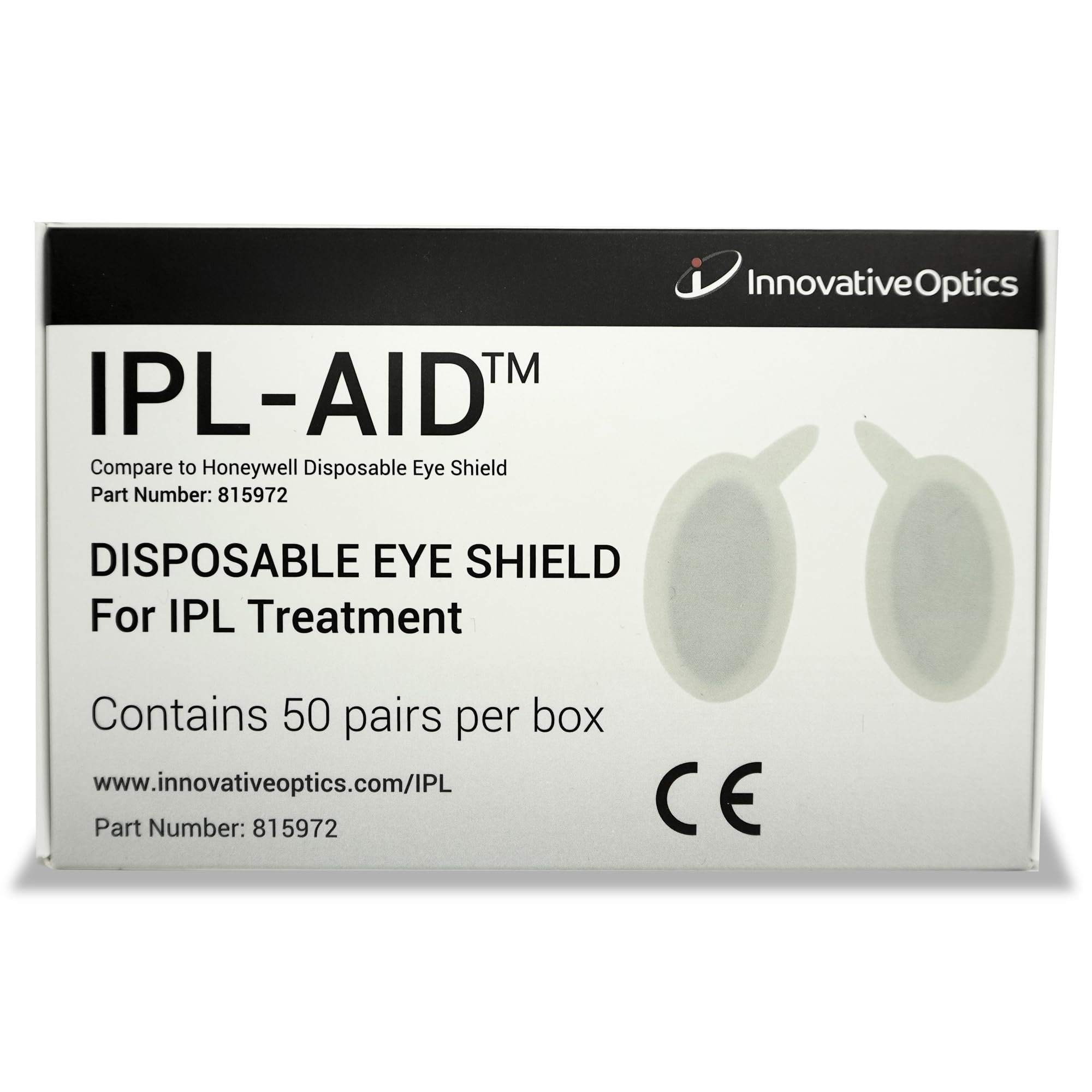 Innovative Optics IPL-AID: Disposable Eye Shield for Safe IPL Treatment. Protect Your Eyes with Precision and Comfort