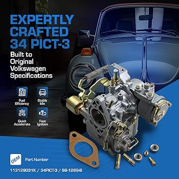 Amazon | 34 PICT 3 キャブレター フォルクスワーゲン VW ビートル Amazon | 34 PICT 3 キャブレター フォルクスワーゲン VW ビートル