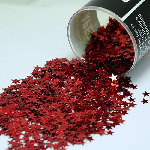 Confetti Star 14" Rojo - Paquete al por menor #8517 QS0