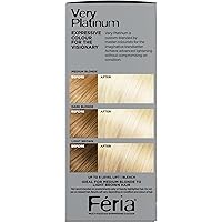 Vista 75 de L'Oreal Paris Feria Tinte permanente brillante multifacético, 721 Dusty Mauve, paquete de 1 10 negro azabache (negro más negro)