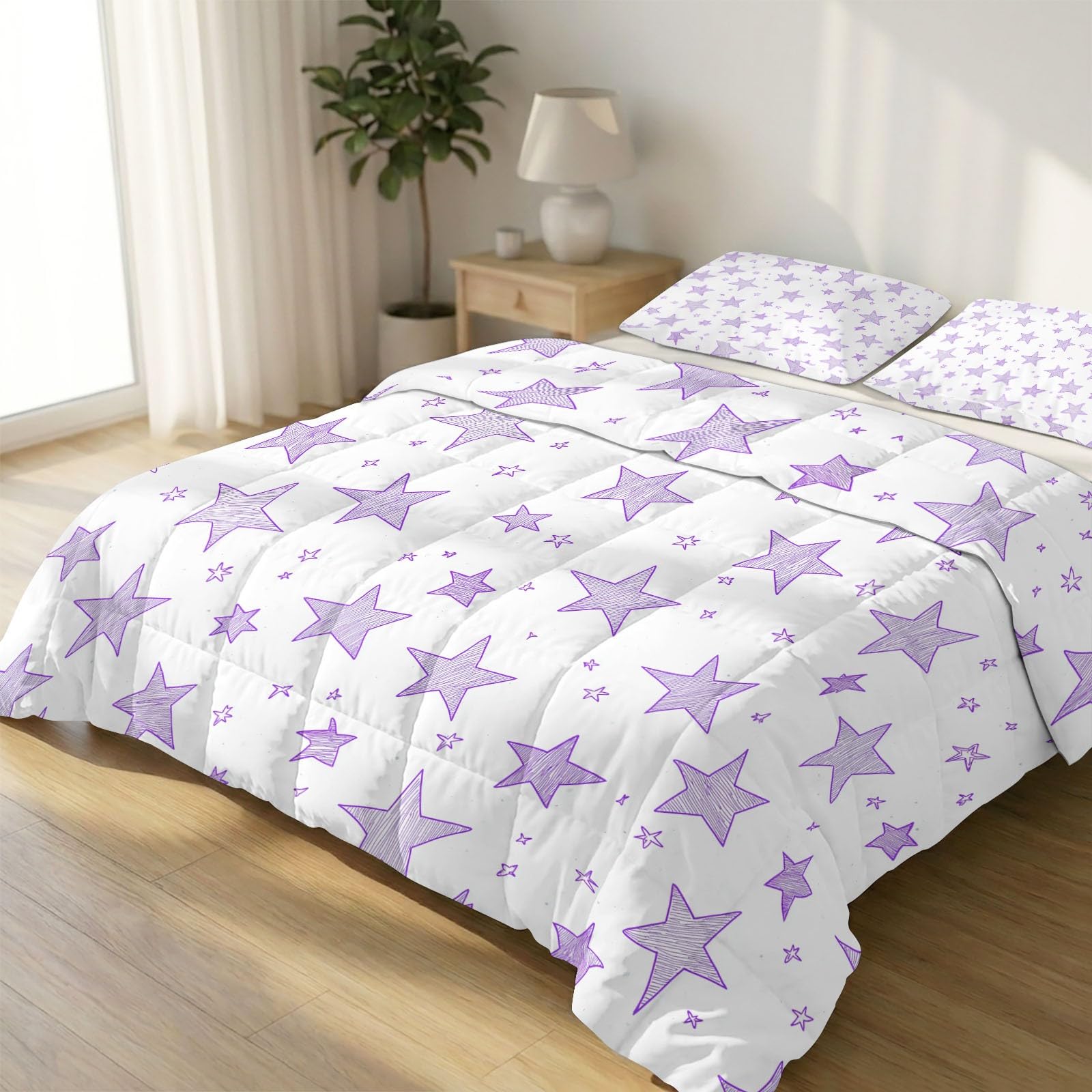Edredón suave para niños alérgicos juego de cama 220x240 cm