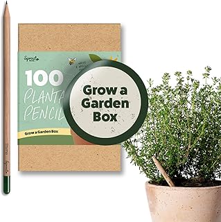 SproutWorld Plantable Pencils | Grow a Garden Box | Wood-Cased | Pre-Sha...