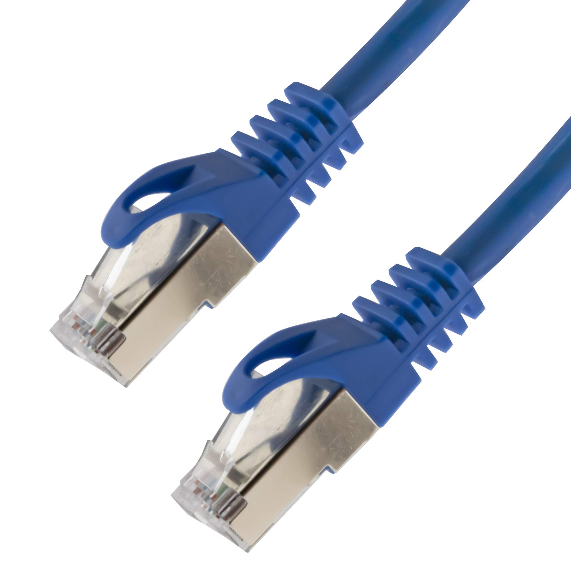 Netzwerkkabel S/FTP PIMF Cat. 7 10 Meter blau Patchkabel Gigabit Ethernet LAN DSL CAT7 Kabel