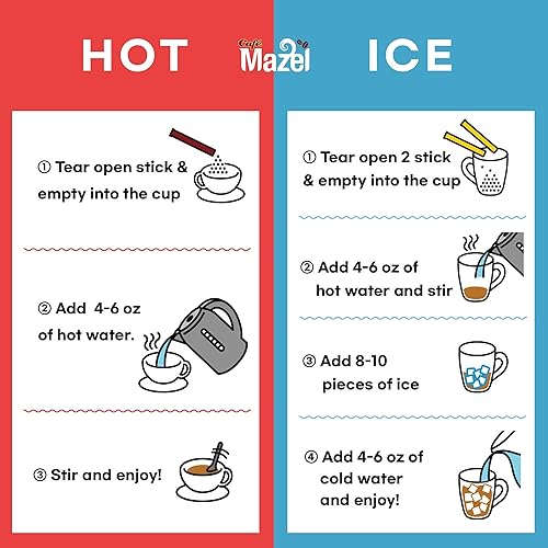 Miniatura 5 de Cafe Mazel Café instantáneo de avellana - 3 en 1, 100 barras