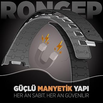 Rongep [Magnex Loop] Samsung Galaxy Watch 9/8 44mm/40mm/Classic 46mm ile Uyumlu Kordon 1.Sınıf Soft Silikon Samsung Watch 9 44mm Kordonu Güçlü Manyetik Tasarımlı Galaxy Watch 9 Kordon