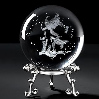 MAIBAOTA Crystal sea turtle decor sphere
