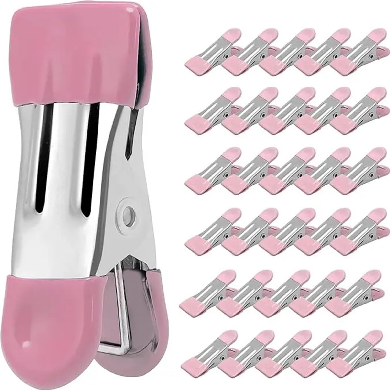 Clothes Pegs 30PCS Clothes Pins Heavy Duty 2.17 Inch Metal Clips Clothespins for Photo Drying Clothesline Laundry Sock Bag Clips for FoodS