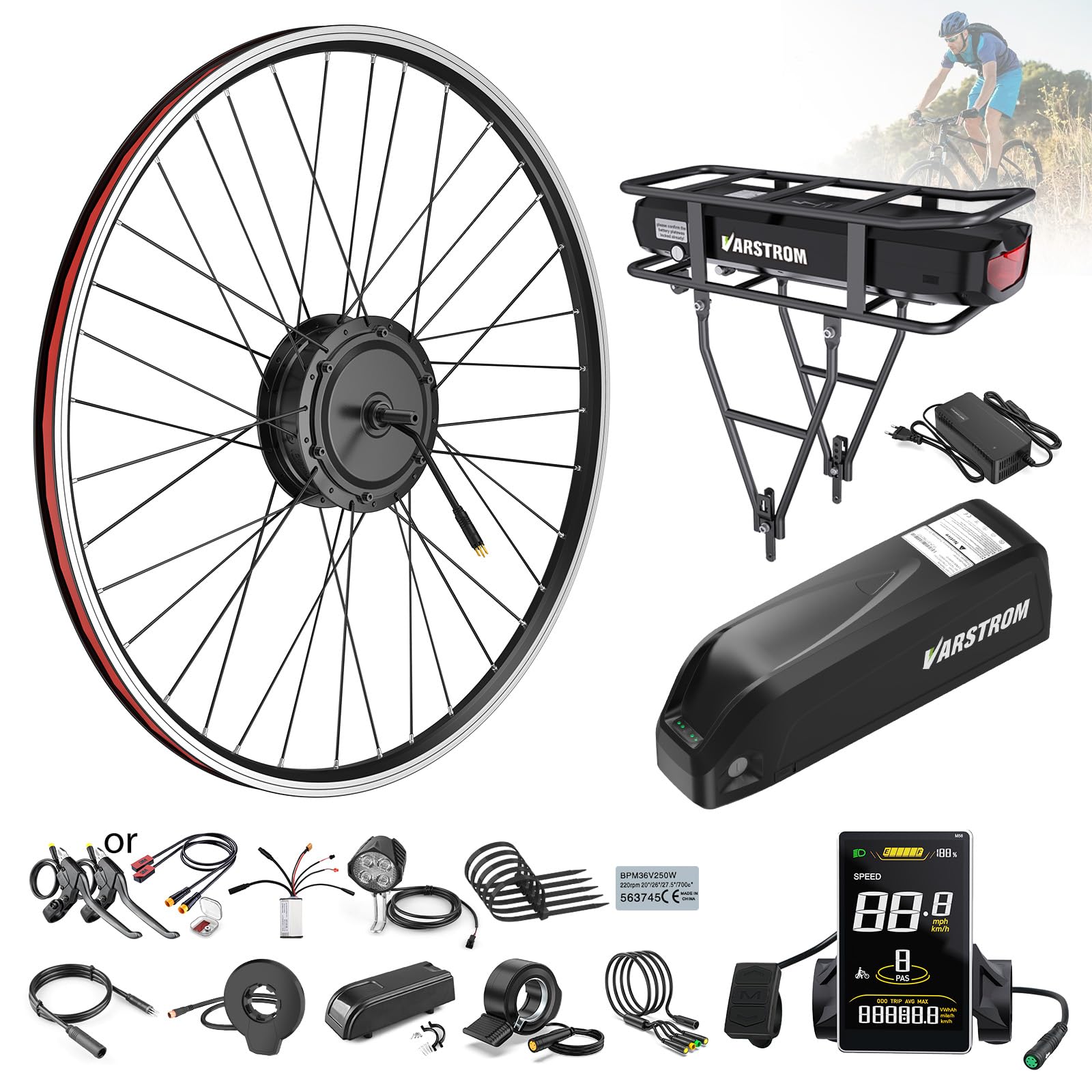 BAFANG 48V 500W Front Hub Motor Kit,20
