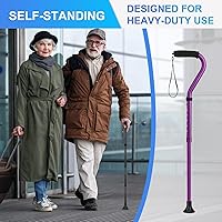 Vista 5 de supregear Punta de bastón de goma de 1 pulgada, base de pies de bastón de 1 pulgada, agarre extremo, antideslizante, resistente, almohadilla todo