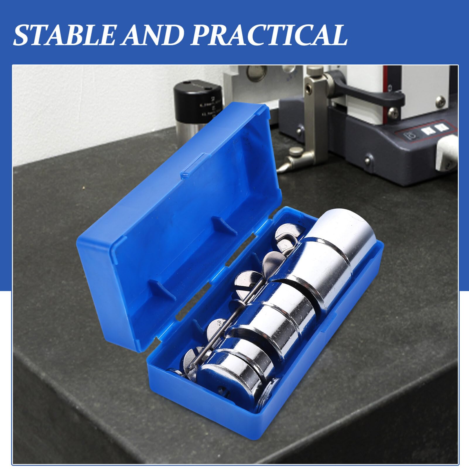 SOLUSTRE 1set Pesi Scanalati Metallo Con Gancio Per Esperimenti Di Fisica Strumenti Didattici Per Laboratorio Alta Precisione e Facilità Uso Superficie Lucidata e Resistente Alla