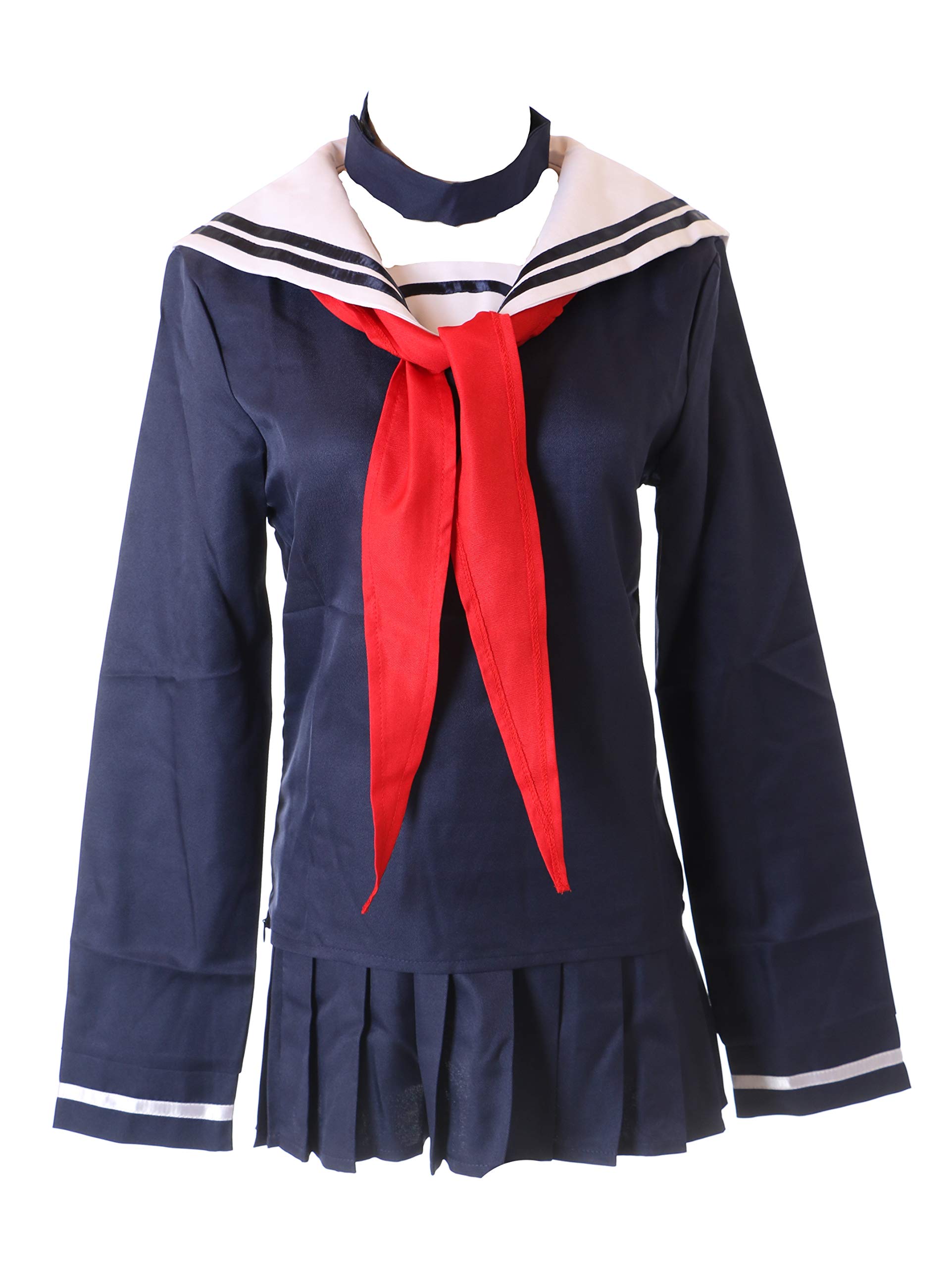 Kawaii-StoryMN-87 Ginko Sora The Ryuo's Work is Never Done Blue 4-Piece Women's Set School Uniform Suit Cosplay Costume