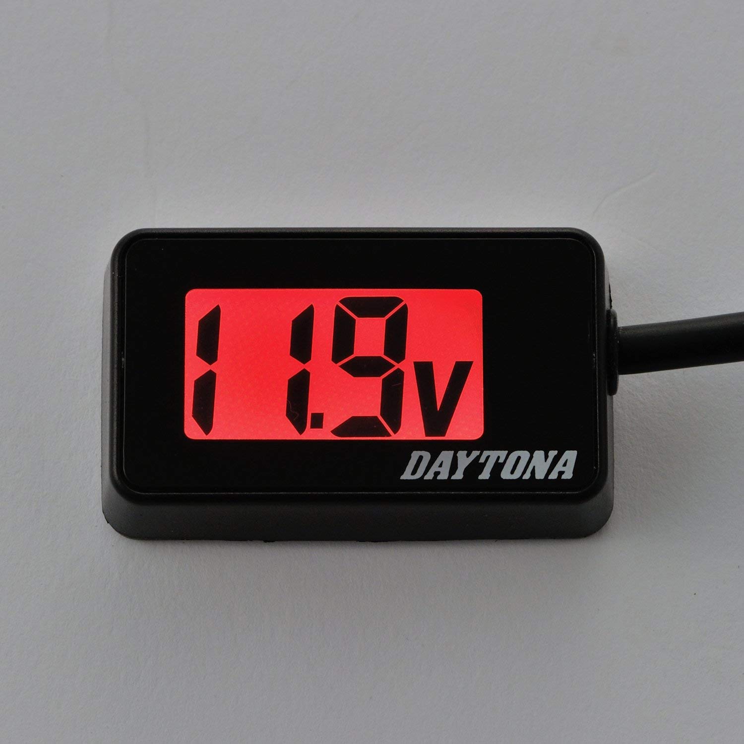 DAYTONA Voltmetro compatto per moto, DC7.5-18V