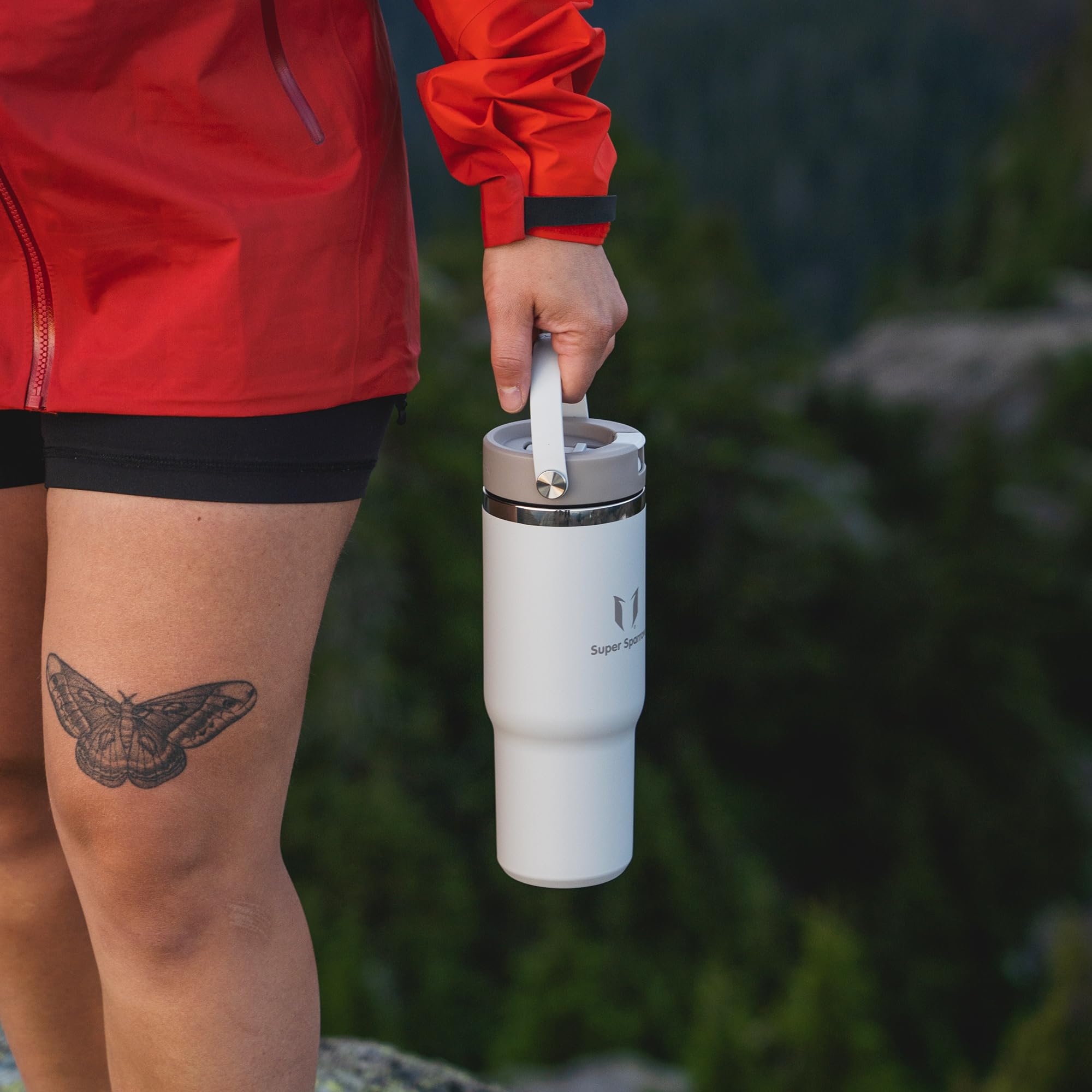 Sparrow Borraccia Termica Bambini - 620ml - Twistpath Borracce con Tappo Flex con Cannuccia - Senza BPA & Perdite Bottiglia Acqua - Inox Borracce Termiche Per Portabevande