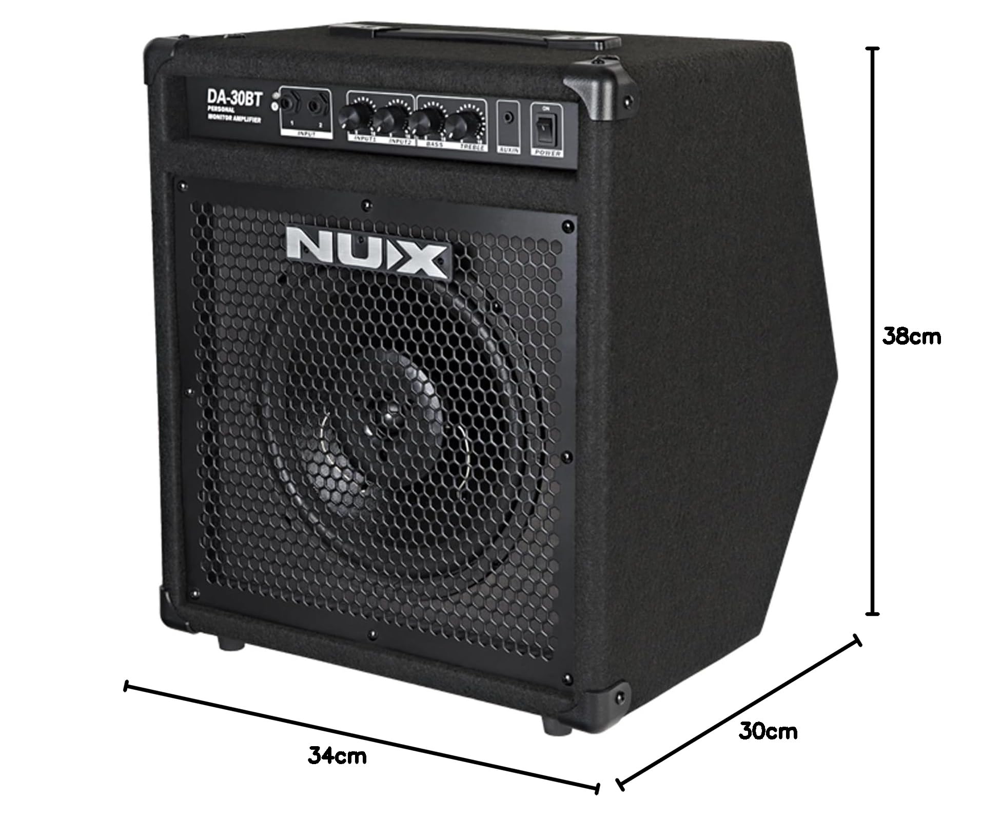 Nux DA-30BT - Amplificatore per batteria, con Bluetooth