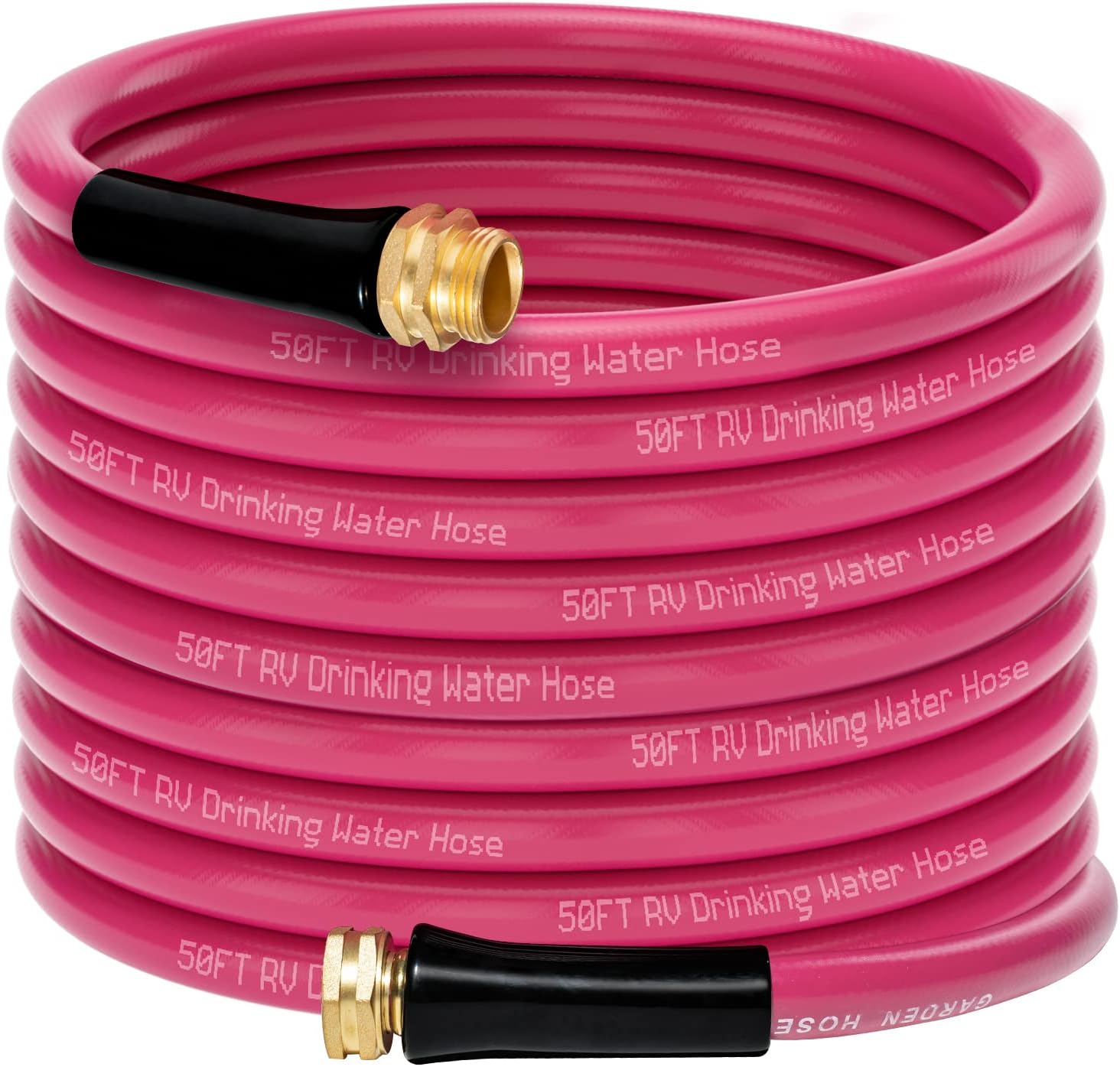 PAULINN 50Ft Garden Hose 5/8 Inch Drinking Water Hose, 50