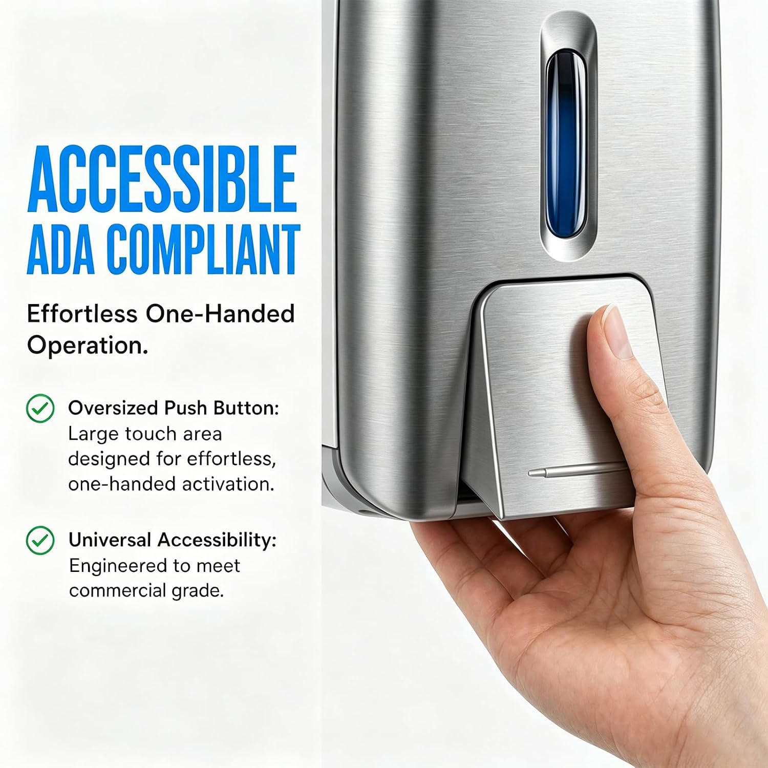 interhasa! Commercial Hand Soap Dispenser Wall Mount