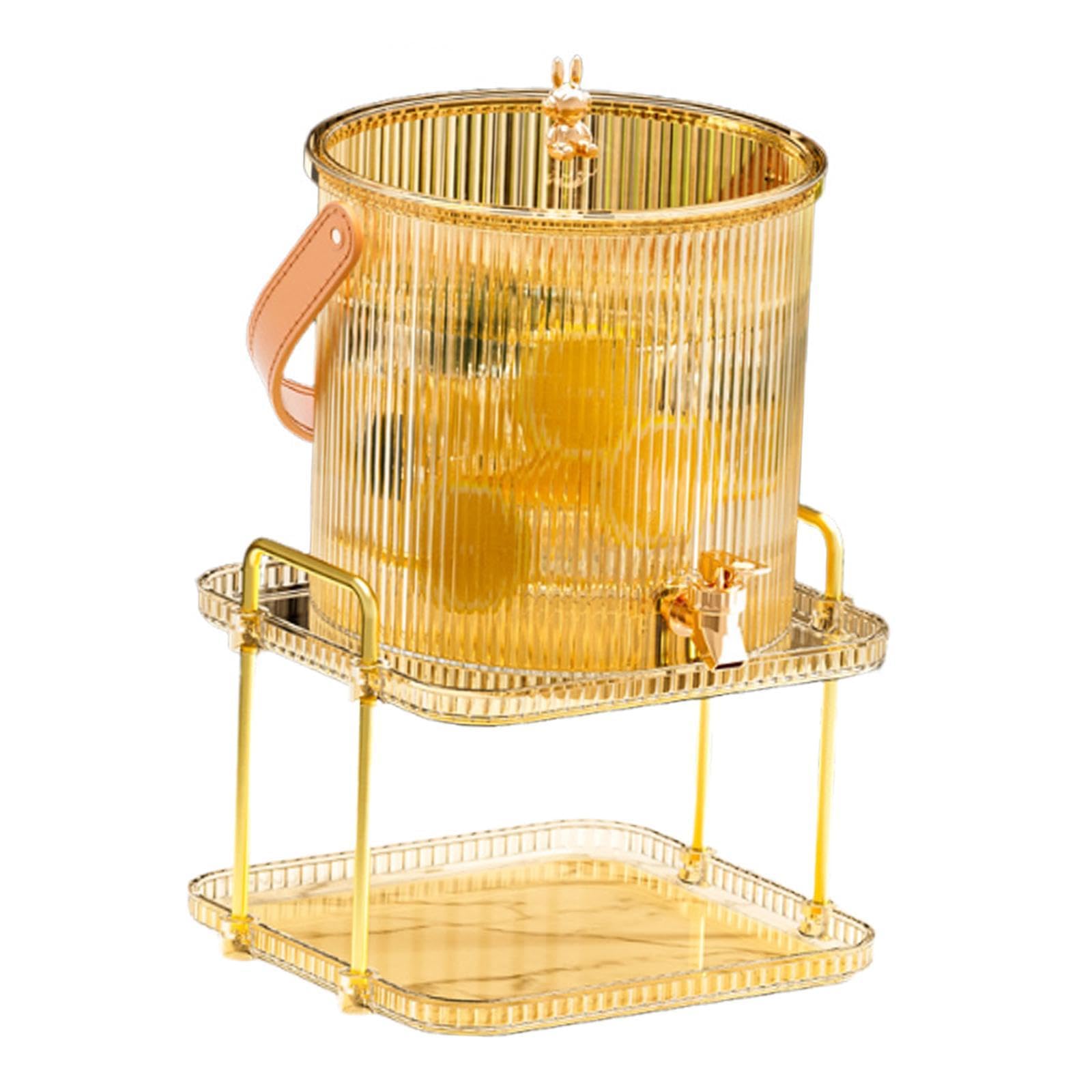 F Fityle Dispensateur Dispensier Juice Container Spigot équipé de grande capacité à eau froide Joute d'eau carafe pour la cuisine au thé aux fruits de la, 3.5l