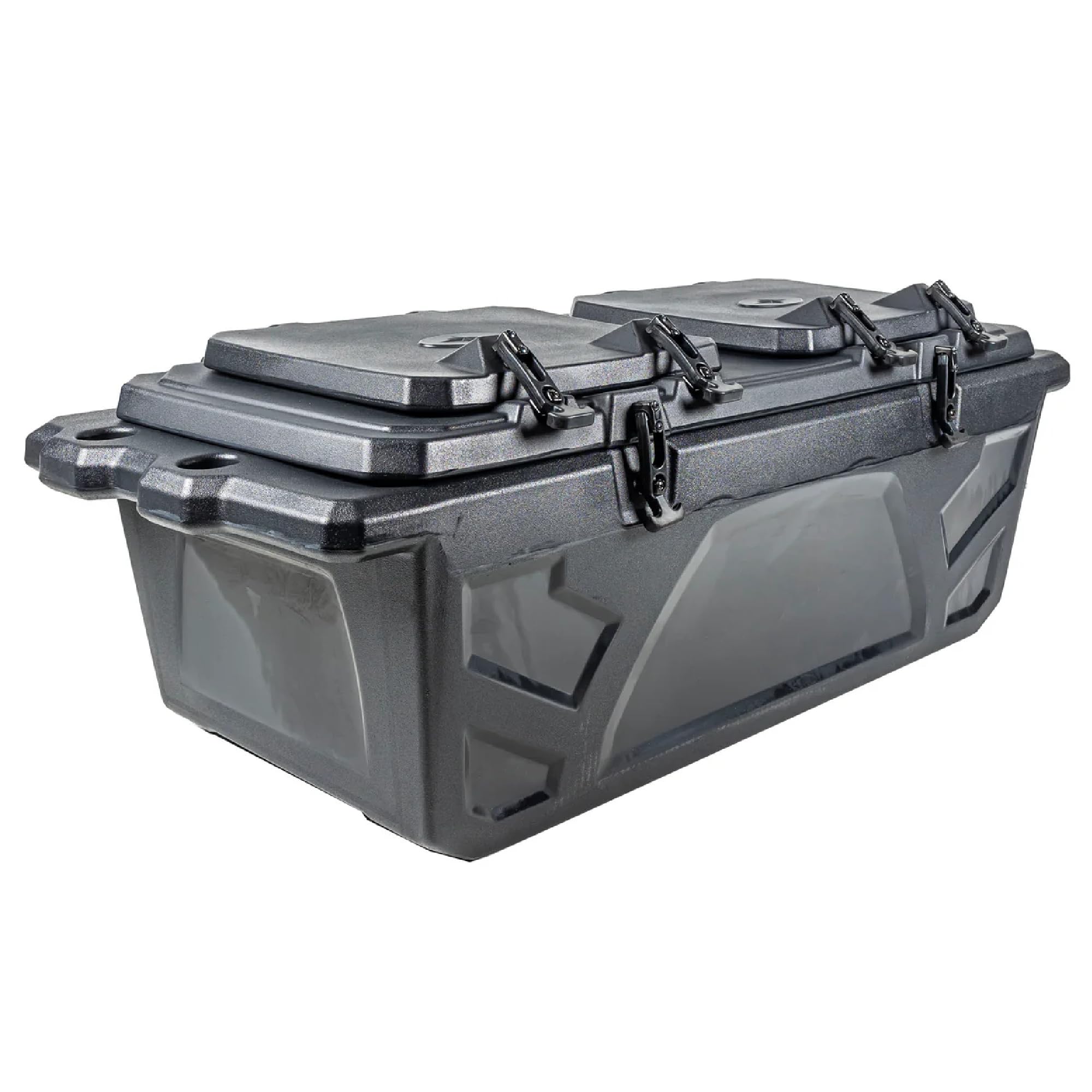 Polaris General Rear Cargo Storage Box for XP 1000 & XP 4 1000, Black, Waterproof, Easy Install, with Lock & Ride Technology, 3 Top Mount Doors, for UTV Storage Ideas, Gear, Tools, Clothing - 2881527