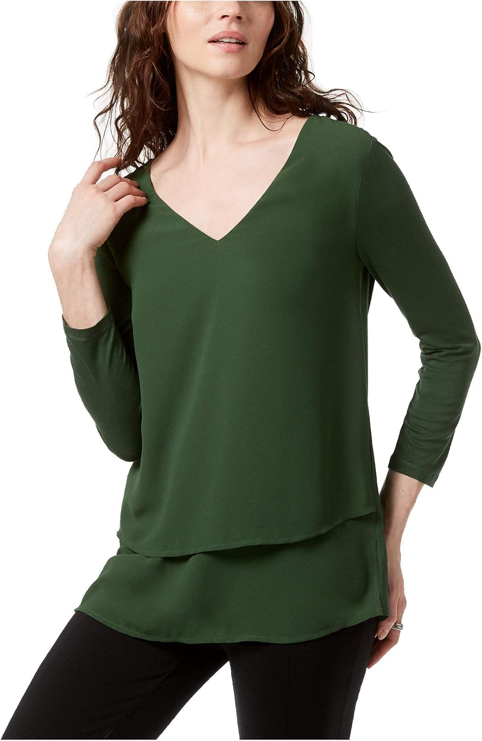 Michael kors layered look top Clearance