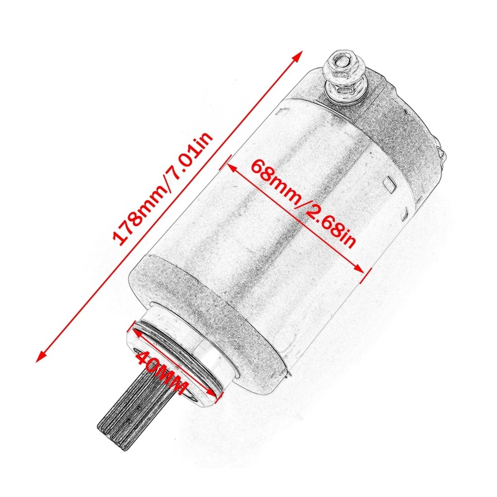 Starter Motor Démarreur Pour Arctic Cat ATV 650 550 550S 700 700S H1 GT XT Prowler MudPro TBX TRV ALTERRA Thundercat 1000 0825-011