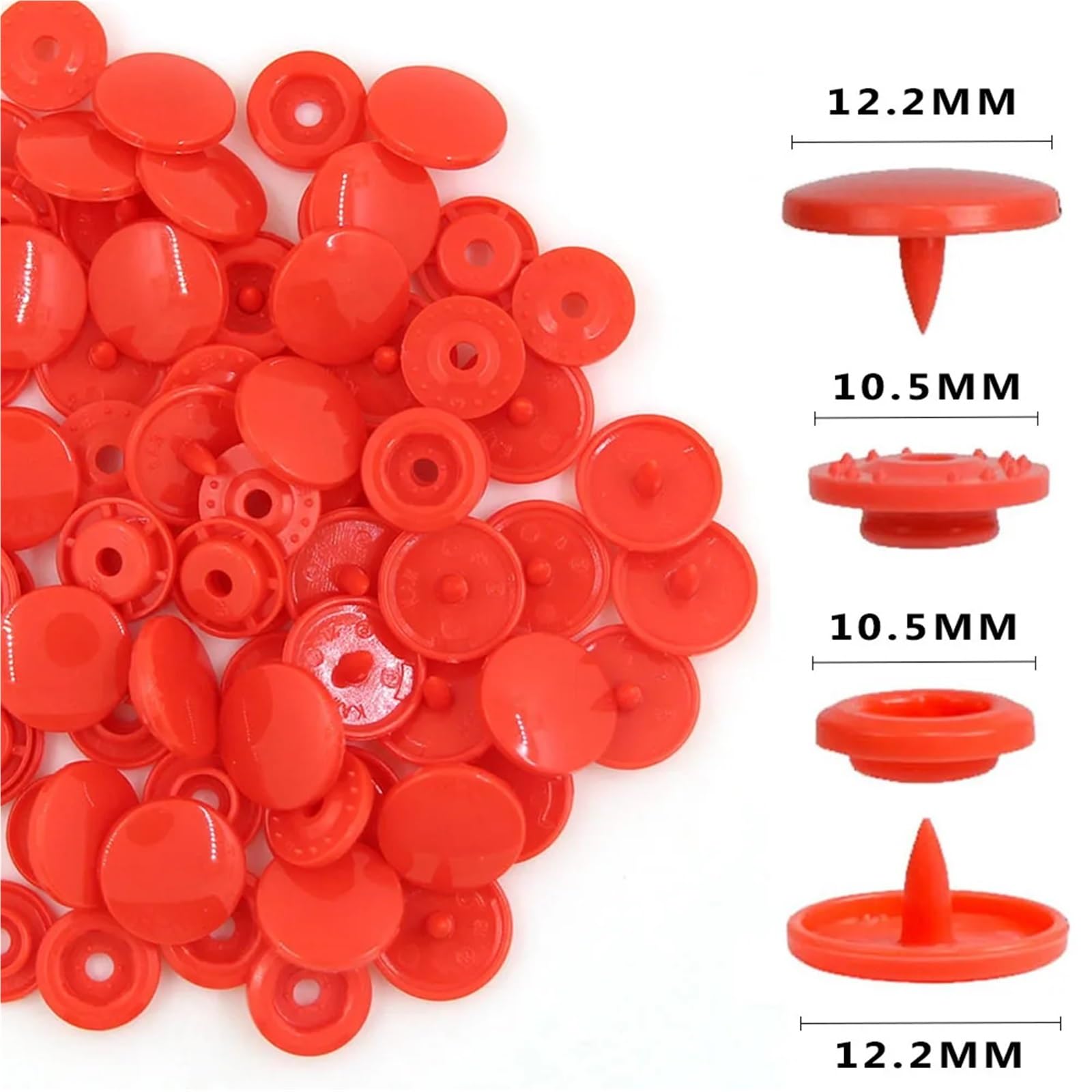 Plastikowe zatrzaski T5 200 zestawów na akcesoria odzieżowe dla dzieci, prześcieradło kołdrę, projekty szycia DIY(B55)
