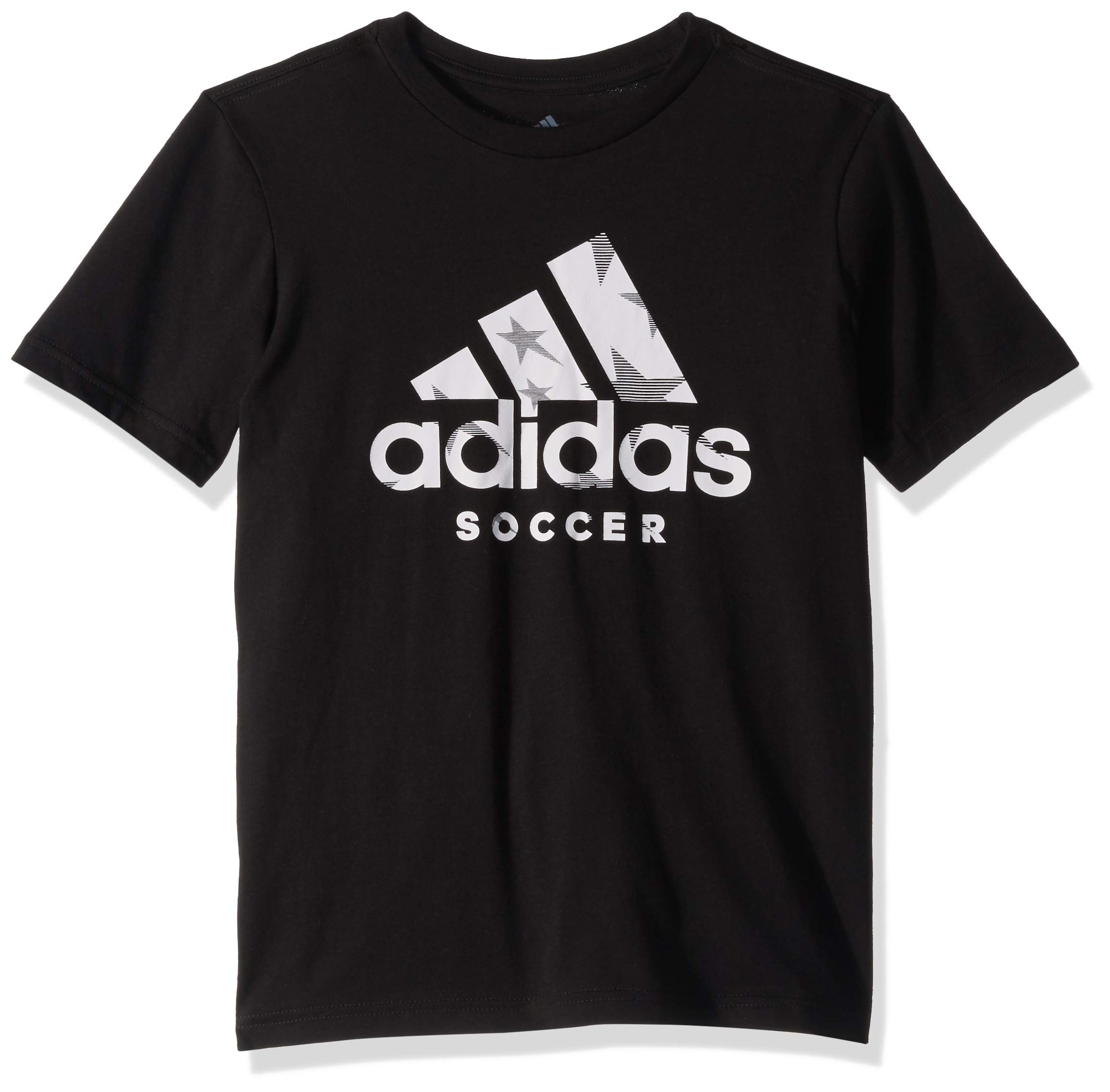 adidas Youth Badge of Sport Soccer Tee Manica Corta Bambini e Ragazzi