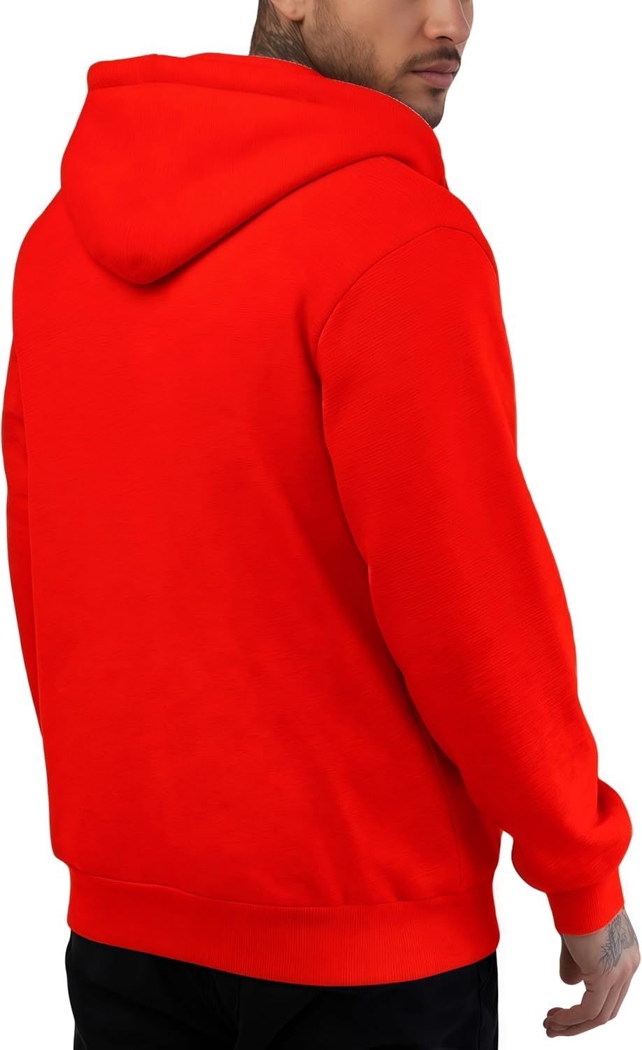 Men's Full zip Hoodie Cotton Long Sleeve Casual Sweatshirt Pullover Sweatshirts Heavyweight Athletic Hoodies - Image 6