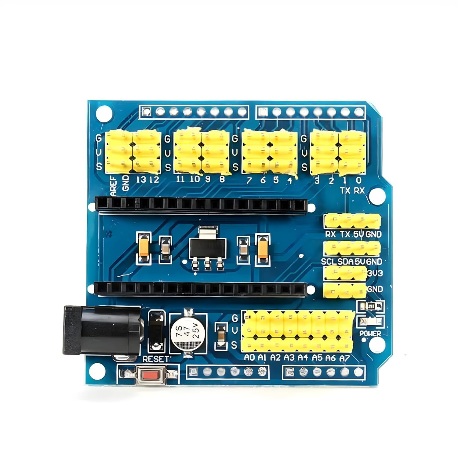 Electrobot Nano Adaptor Breakout IO Shield Board, Prototyping Board for Sensors, 9V-12V Power Supply, Analog and Digital Pins Access (B0D5WKNMTC) Amazon Price History, Amazon Price Tracker