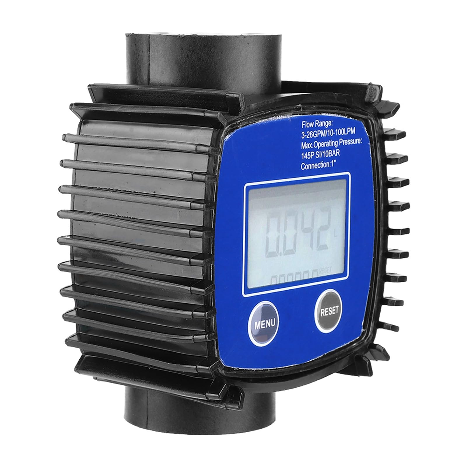 Digitaler Wasser-Durchflussmesser 1 Zoll Innengewinde, Hochgenauer Inline-Flowmeter mit Digitalanzeige für Trinkwasser, Präzisions-Wasserzähler Messbereich 0.5-50 L/min
