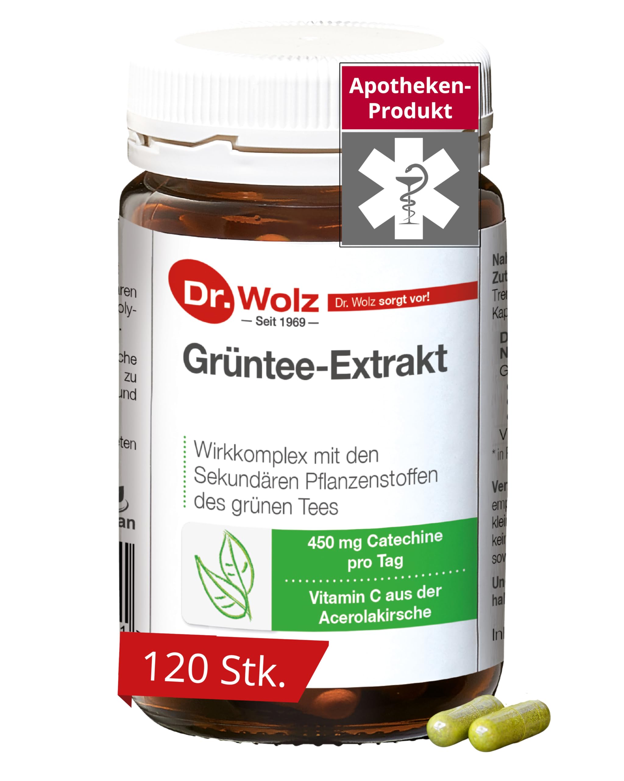 Dr. Wolz Grüntee-Extrakt, 120 St. Kapseln