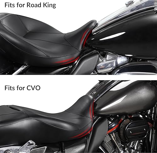 Miniatura 8 de XMT-MOTO Hamaca para el piloto y asiento de pasajero para Harley Davidson Touring, modelos 2009-2020, Road King FLHR, Road Glide FLTRX, Street Glide