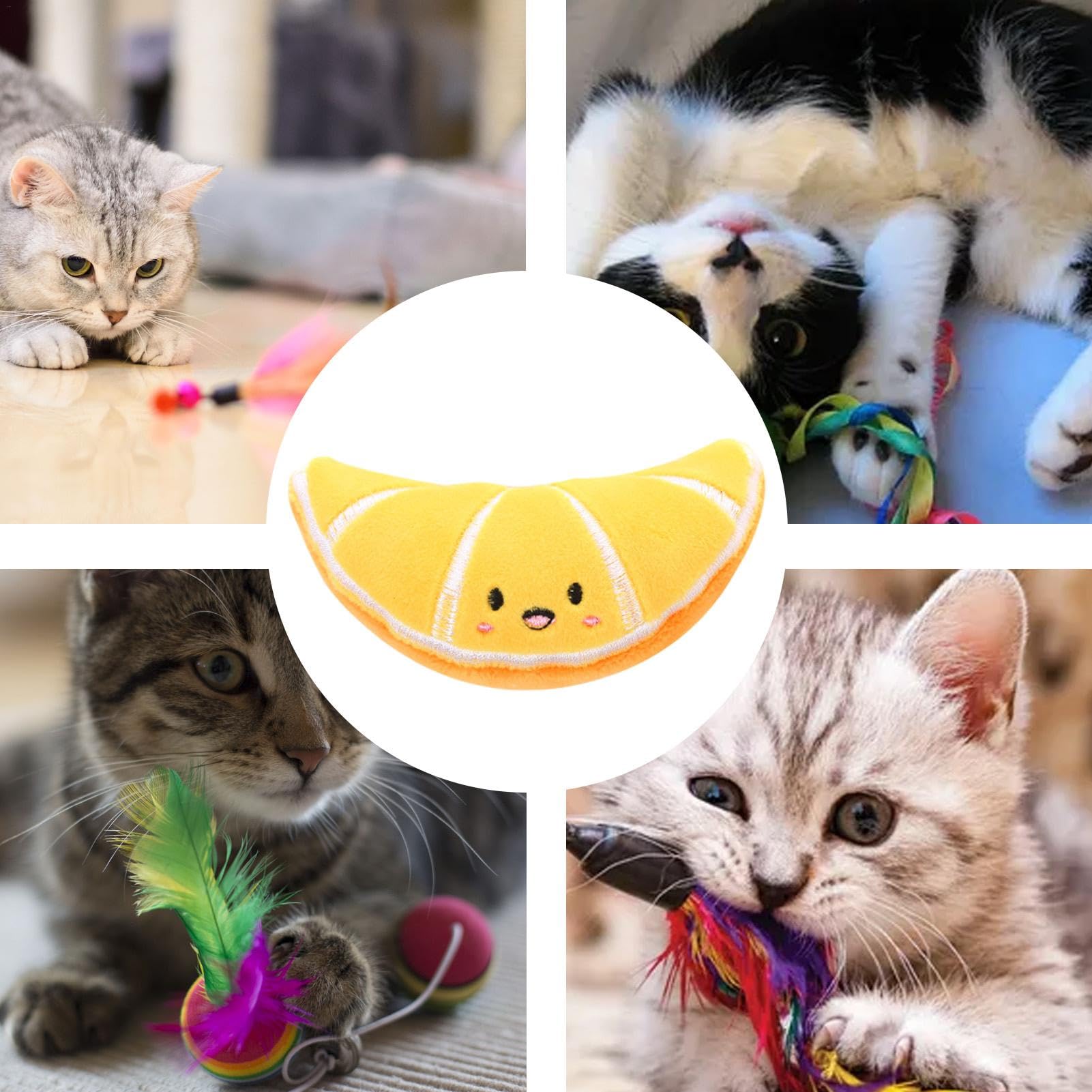 Giocattolo con erba gatta a banana, giocattoli con cuscino per gatti - Giocattoli interattivi con erba gatta per gatti a forma di frutta,Divertente giocattolo da masticare per gatti, giocattoli per la