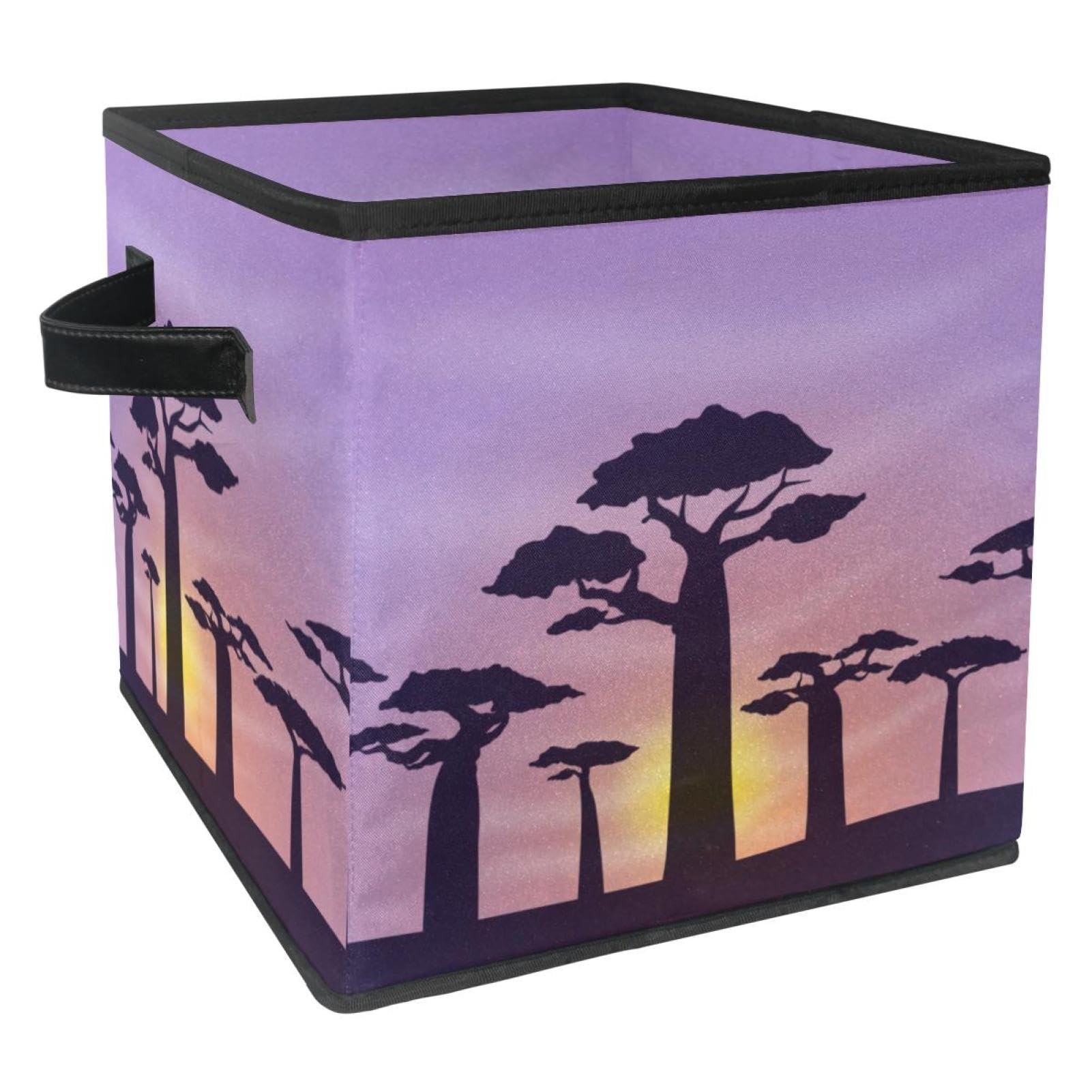 Boîte de rangement pliable cube tissu panier placard chambre jouets vêtements