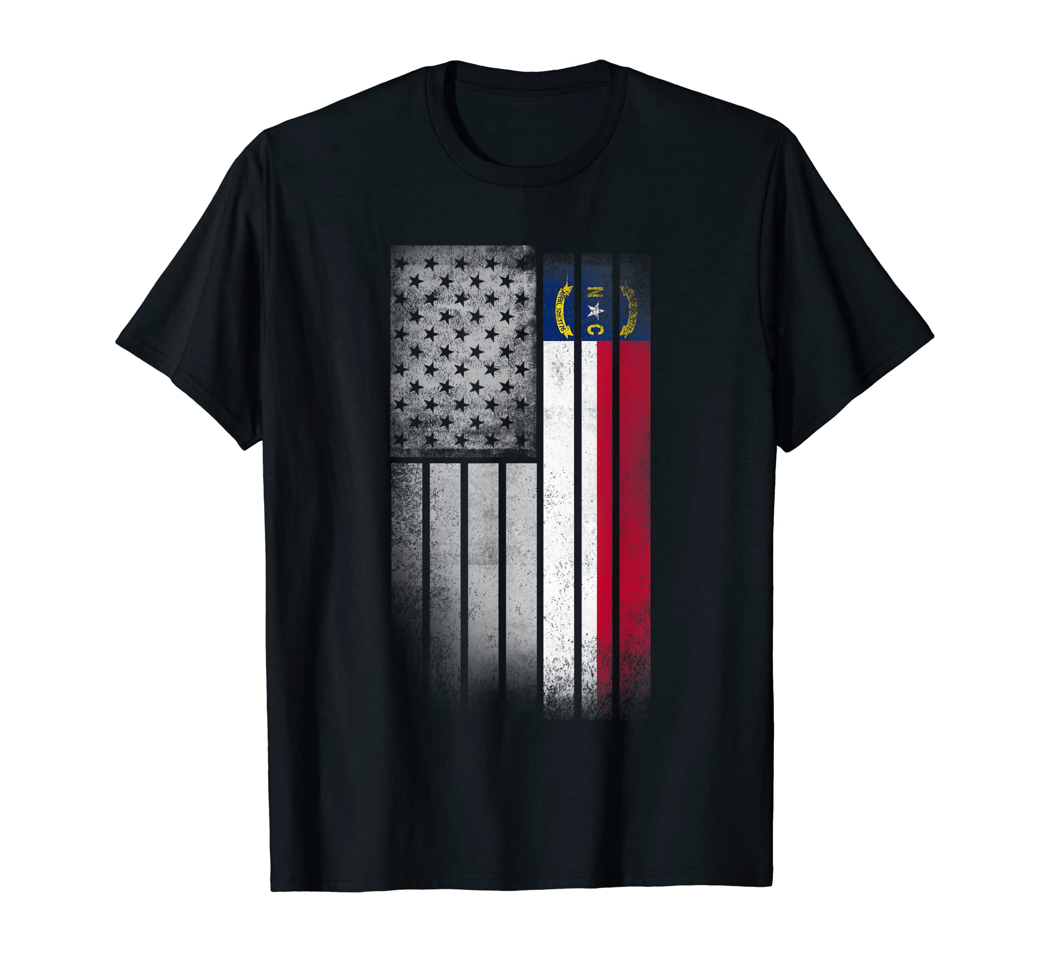 USA Vintage North Carolina Flag Shirt T-Shirt