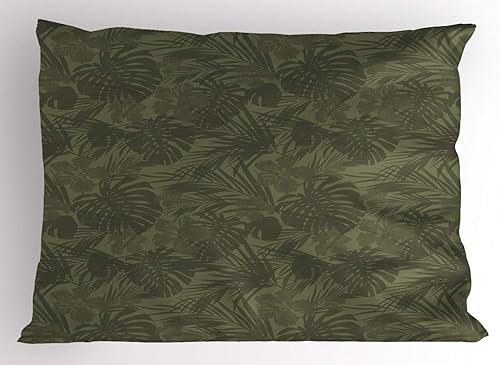 Miniatura 6 de Ambesonne Juego de 2 fundas de almohada de voleibol, escenario de 2 mujeres que compiten en un campo deportivo, deportes saludables, artículo