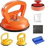 Dent Puller,Car Dent Puller 3 Pack Dent Remover Tool Suction Cup Dent Puller Dent Removal Kit for Car and Dent Repair Kit for Car Body,Tiles Lifting,Objects Moving,Screen (Yellow+Orange+Blue)