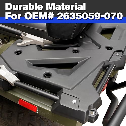 Miniatura 3 de HAKA TOUGH Estante trasero para accesorios de rack Polaris Sportsman 570 2014-2020, reemplazo OEM # 2635059-070, carrocería trasera para Sportman