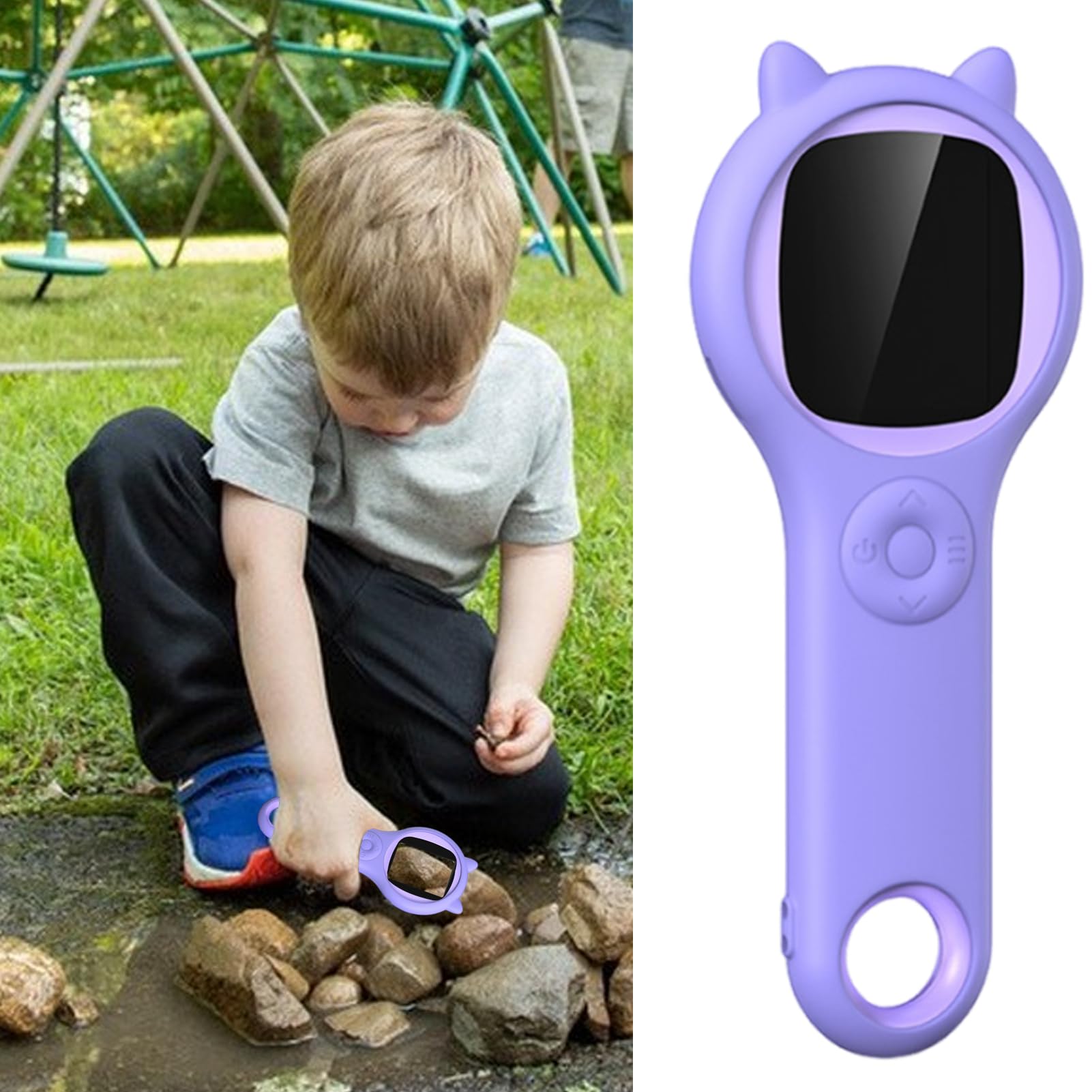 Microscopio para Niños con Pantalla De 5 Cm 500x | Microscopio Portátil Infantil,Lupa Educativa con Mango Ergonómico para Experimentos Científicos y Naturaleza Microscopio para Niños con Pantalla De 5 Cm 500x | Microscopio Portátil Infantil,Lupa Educativa con Mango Ergonómico para Experimentos Científicos y Naturaleza