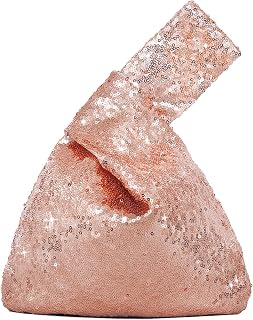 Sequin Evening Bag Wrist Handbag Glitter Clutch Phone Wallet Purse Portable Pouch