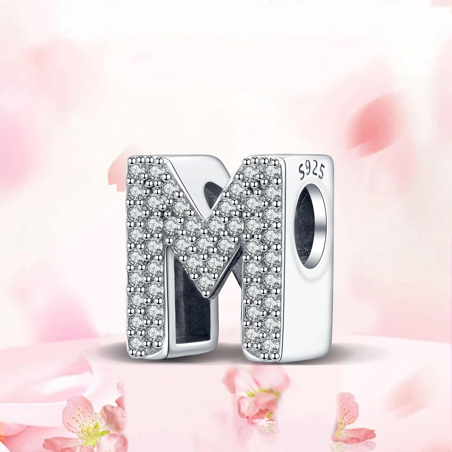 Annmors Charms Initial Letter Z Charm Alphabet Dangle Beads Happy Birthday Charms for Bracelet and Necklace Valentine's Day Mother's Day Gift - Image 3