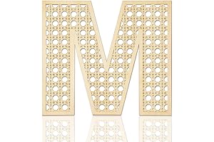 Wooden Rattan Letters for Ravishing Wall Decor