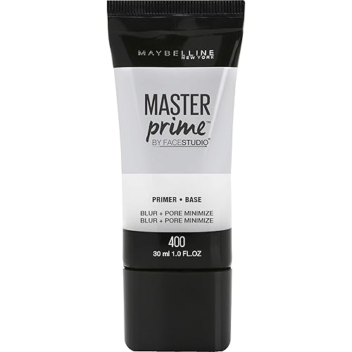Maybelline New York Facestudio Master Prime Primer Maquillaje, desenfoque y minimización de poros, 1 onza líquida