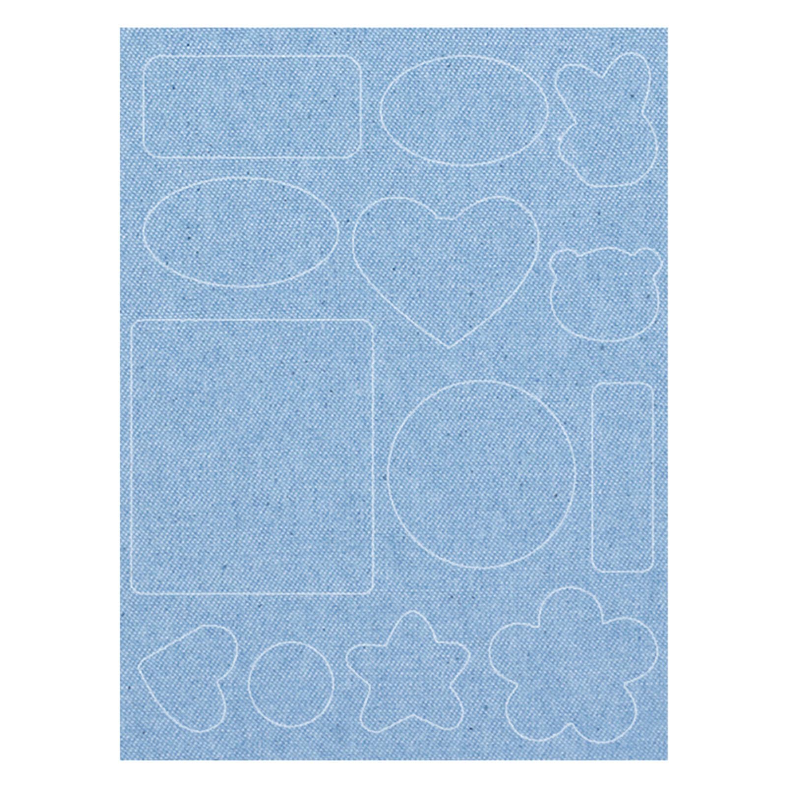 HZBB Multifunctional Repair Patches Iron-on Patches Adhesive Jeans Fabric Jeans