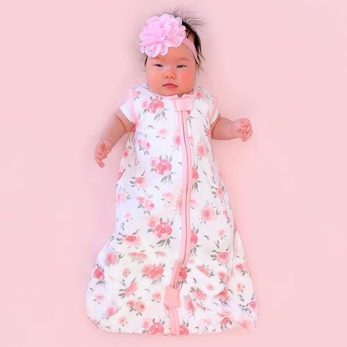 Miniatura 2 de Mama Cheetah Saco de dormir para bebé de 0.5 TOG, Manta Vestible de Algodón Orgánico para Bebé con Cremallera Bidireccional, Saco de Dormir de